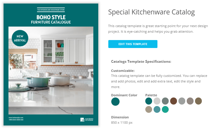 Pick a template you like and start customizing according to your needs.