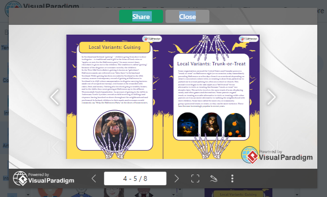 Share your digital flipbook to others in other to share your ideas.