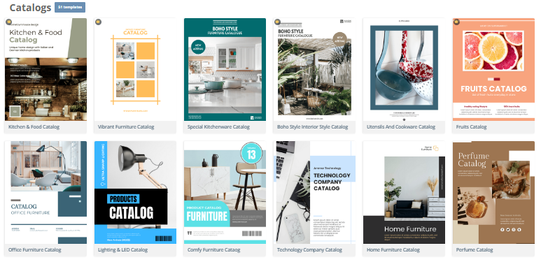 Explore the templates in the tool and start your customization with the one you like.