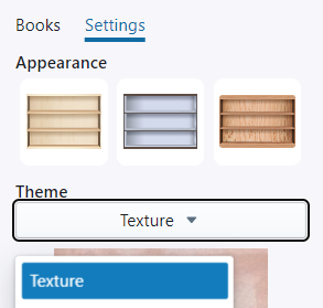 Customizable bookshelf are provided to display your flipbook.