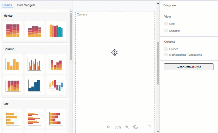 Add charts to your work, customize it and have better data visualization.