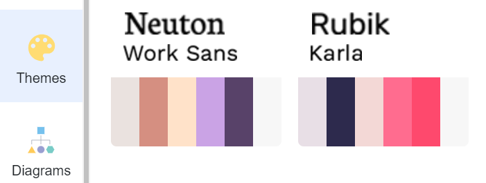 Sets of color theme are provided in the design tool for you to apply to your flipbook easily. It is also inspire you for the color using.