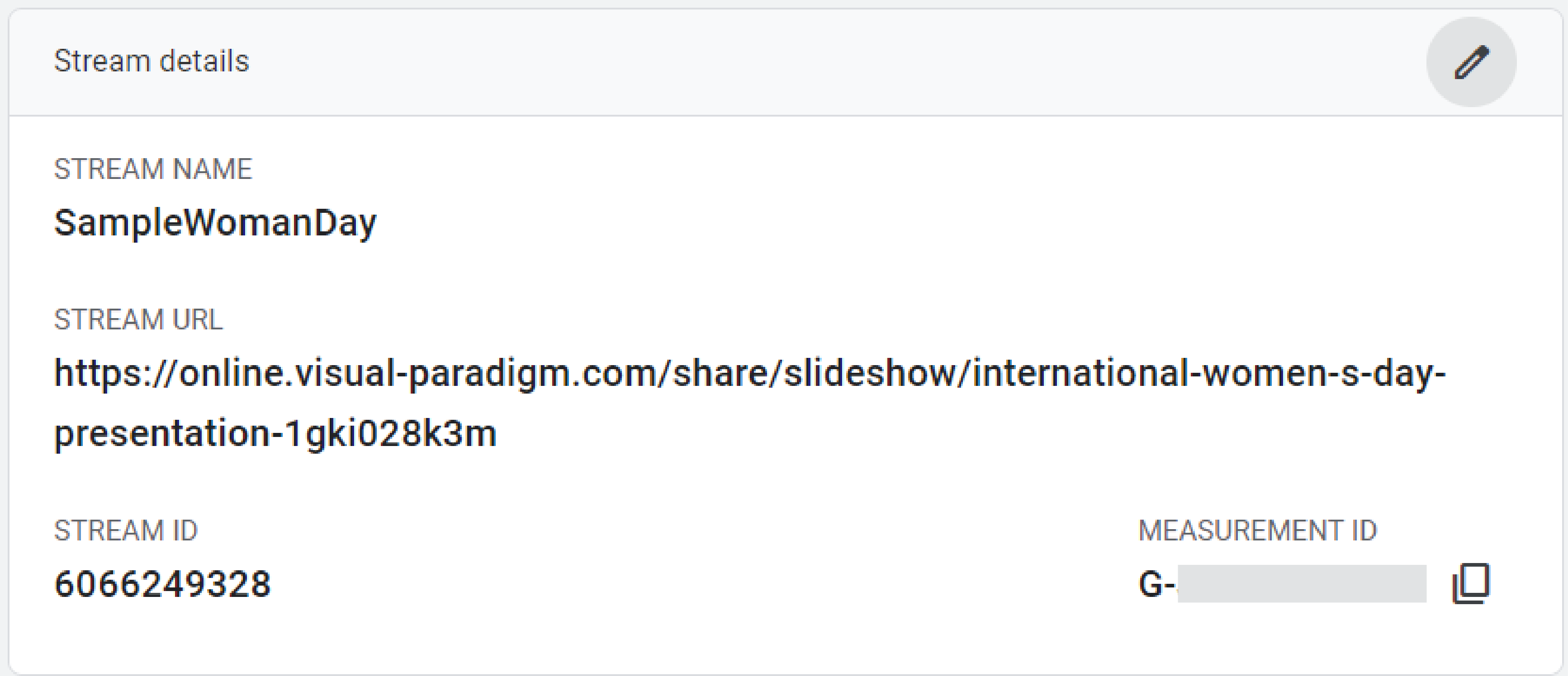 Obtain your unique tracking ID.